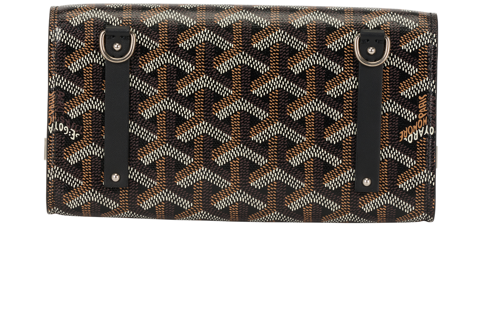 Monte Carlo PM, &pound;1,500, Handbags, Black, Canvas, Back view